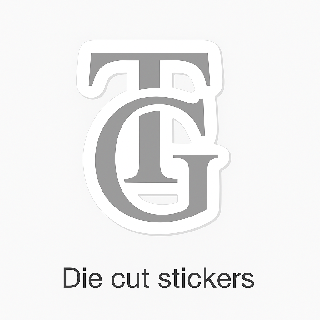 Custom Vinyl Die Cut Stickers – Upload Your Logo or Design