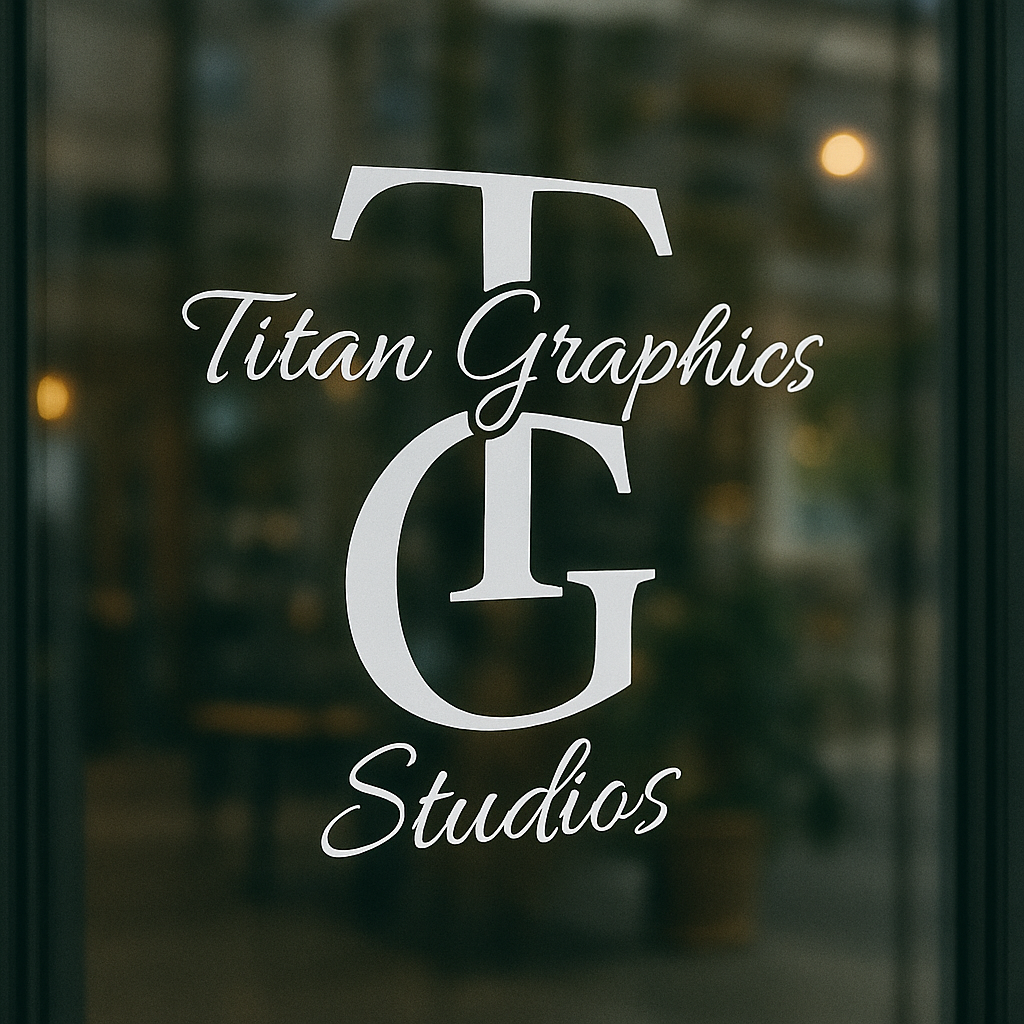 Custom Vinyl Print & Cut Decal Business Logo – Upload Your Logo or Design