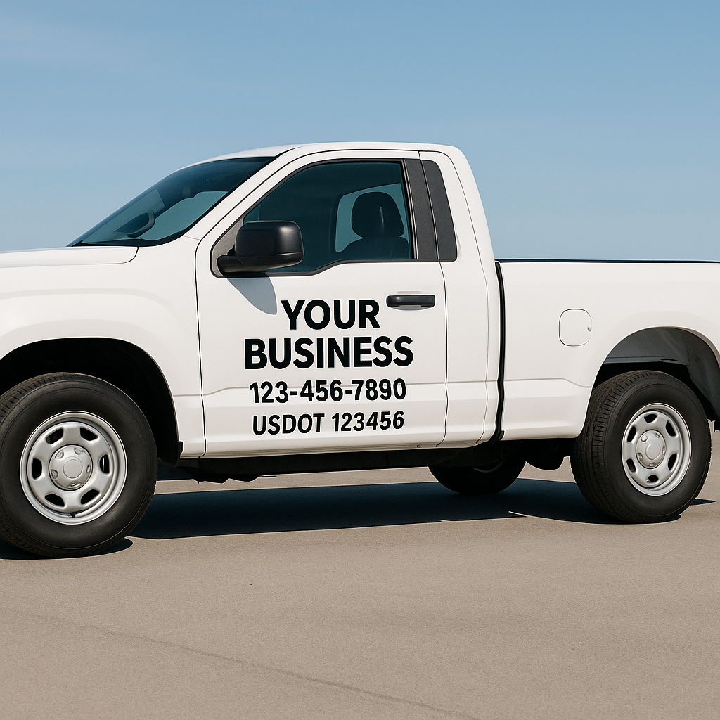 Custom Vinyl – Vehicle Lettering