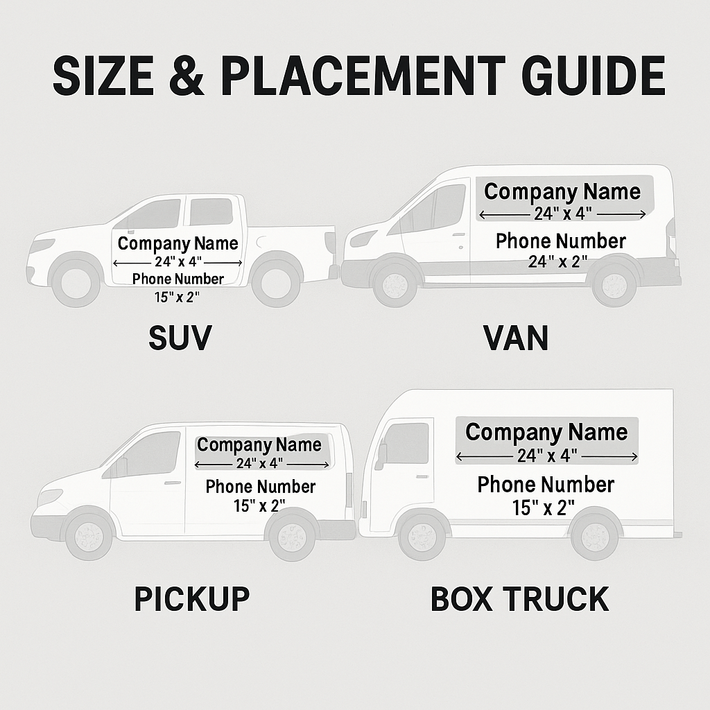 Custom Vinyl – Vehicle Lettering