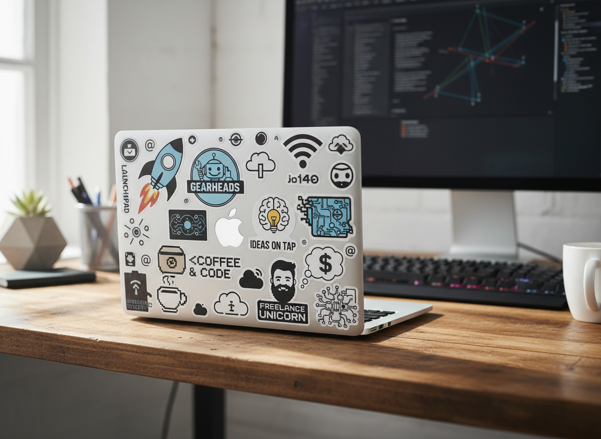 Custom Vinyl Die Cut Stickers – Upload Your Logo or Design